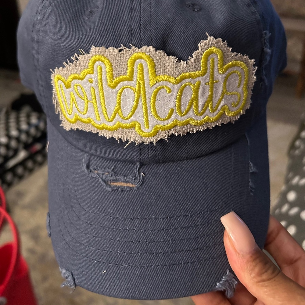 Distressed Wildcats hat